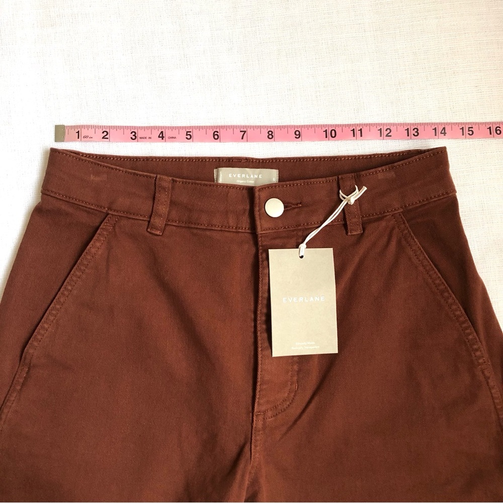 NWT Everlane The Utility Barrel Pant | Rosewood Brown, Size 6 - Picture 9 of 9